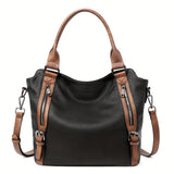 Black with brown